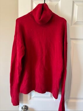 Old Navy Red Cowl Neck Sweater